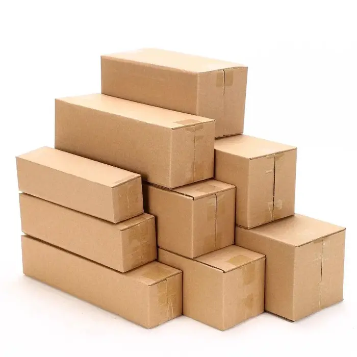 Boîte d'emballage Express rectangulaire verticale en carton avec 17 coloris pour offrir des cadeaux élégants lors de fêtes et événements spéciaux