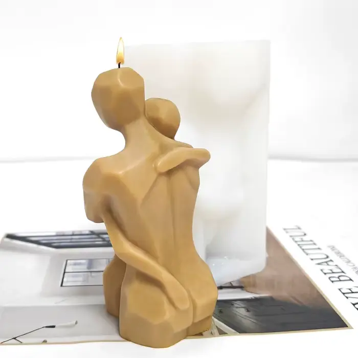Moule à bougie en silicone pour couple