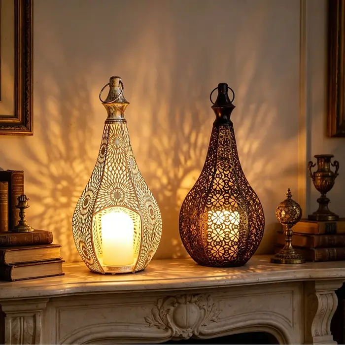 Lanterne marocaine porte-bougie