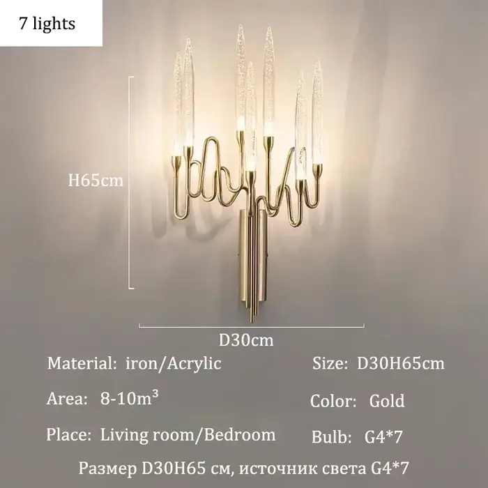 Bougie française de luxe LED lustres maison Villa salon salle à manger éclairage décor lampes suspen