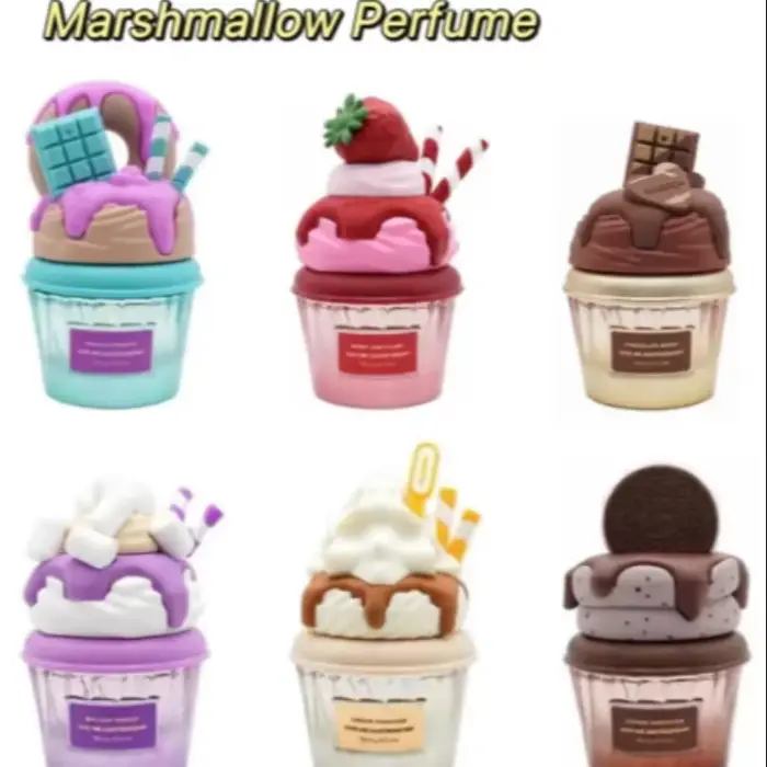 Parfum gourmand WARMKISS note de guimauve vanille café chocolat concentration saveur durable pour homme femme occassions spéciales