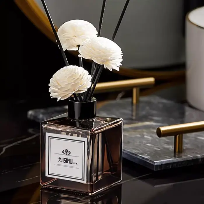 Diffuseur artisanal parfum floral sec pour toilettes, longue durée, pour la maison et les chambres d'hôtel
