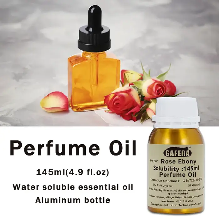 Huile de parfum GAFERA 145ml pour bougies parfumées savon shampoing douche et diffuseur humidificateur naturel bois de Sandaul bambou fleur de cerisier jasmin lemon lily lavande lilas menthe mer osmanthe parfumé