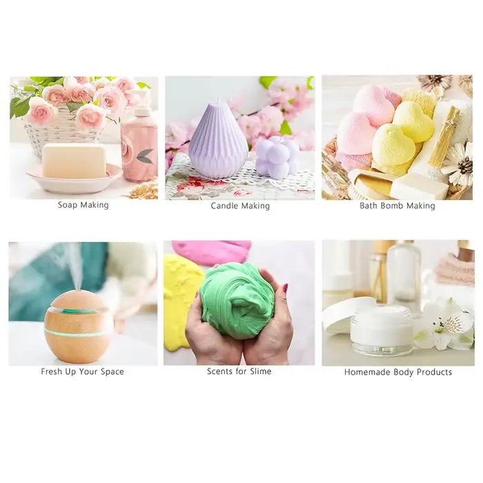 EUQEE 10ML huile parfumée série florale pour aromathérapie, fabrication de bougies, huiles aromatiques de tarte de citrouille de Magnolia japonaise de noix de coco et de vanille