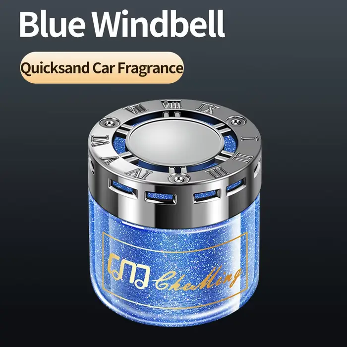 Parfum solide d'aromathérapie à sable mouvant ciel étoilé monté sur voiture, parfum longue durée de 