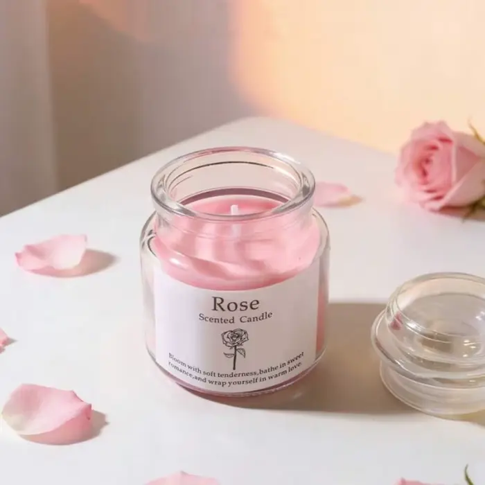 Bougie parfumée en verre