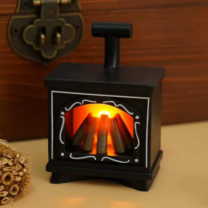 LED rétro cheminée bougie lumière Simulation flamme lampe décorative, Halloween, cadeaux de noël vei