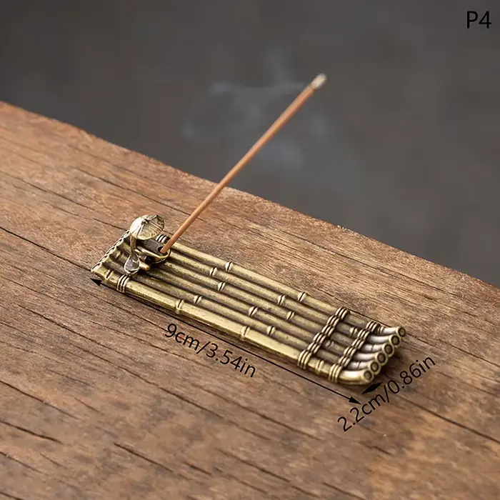 Brûleur d'encens esthétique japonais, porte-bâton d'encens de Style bateau de pêche pour hommes âgés