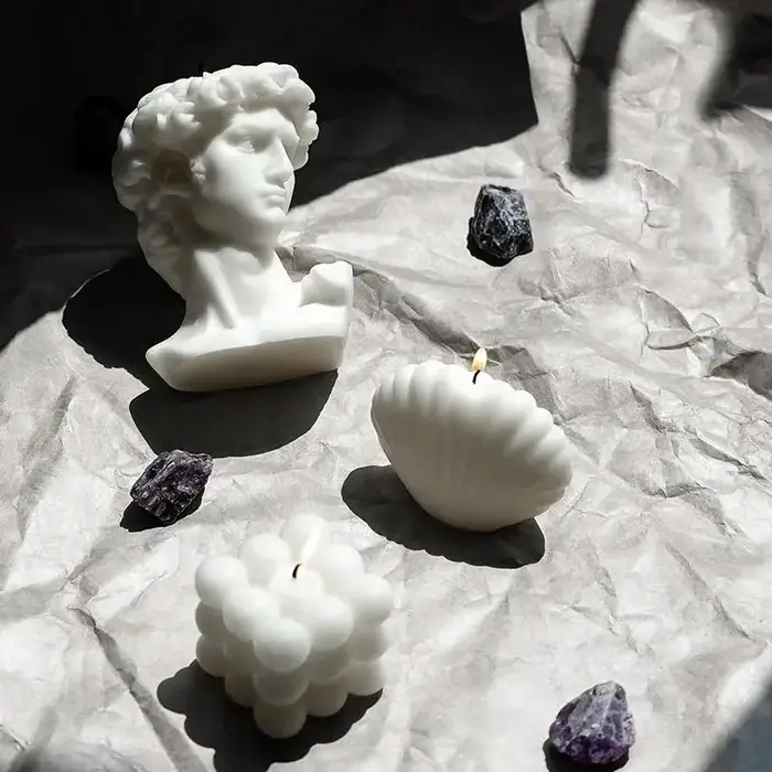 Bougies parfumées en cire de soja style nordique rouge pour la décoration intérieure et les occasions spéciales