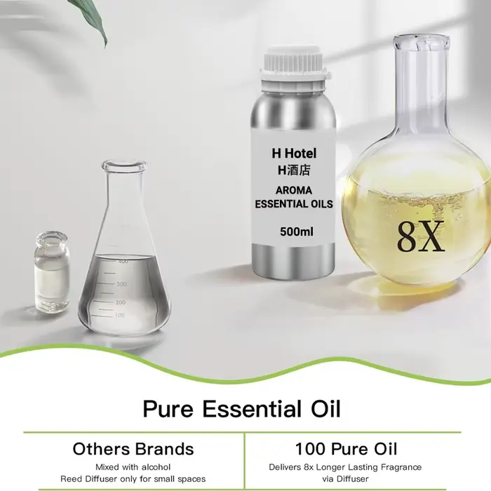 Huile de parfum pour diffuseur 500ml avec huiles essentielles pour un foyer serein et sophistiqué occasions spéciales relaxation profonde ambiance chaleureuse et enveloppante