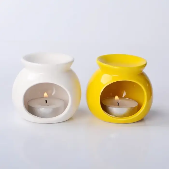 Brûleur d'arôme en céramique pour diffusion d'huiles essentielles, brûleur d'encens, décoration de maison, cadeau pour la famille et les amis