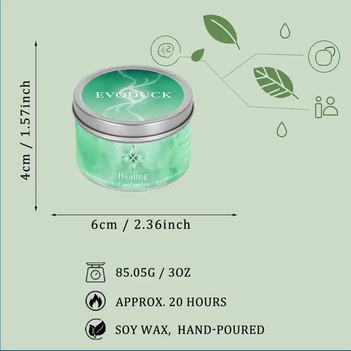 Bougies parfumées | Lavande et eucalipte pour la mise au point profonde