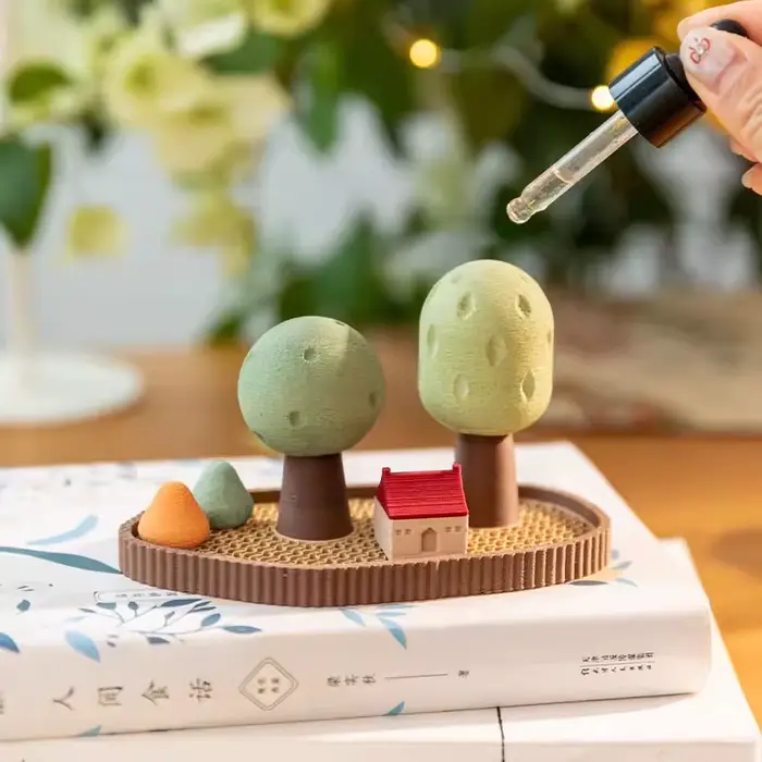 Diffuseur d'huiles essentielles en résine pour maison salon salle de bain ornement en pierre cadeau d'anniversaire de noël pour femmes occasions spéciales