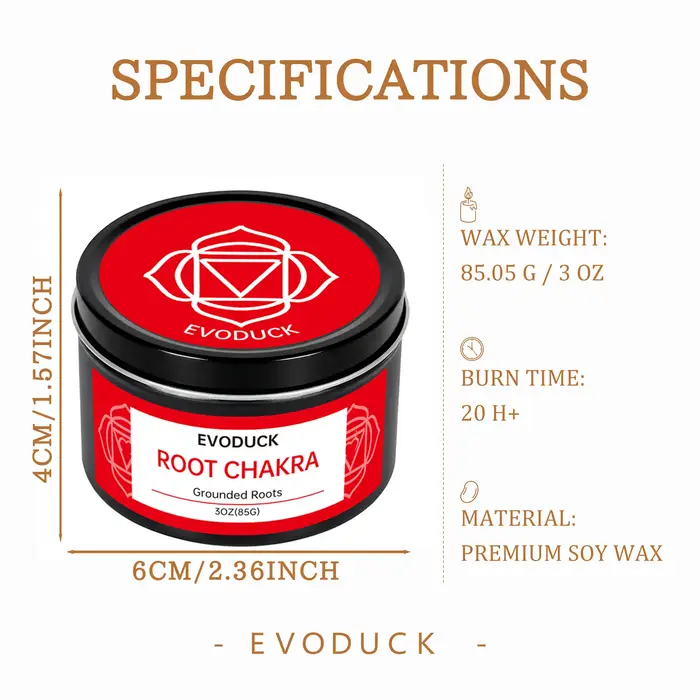 Bougie parfumée Chakra Racine de Patchouli