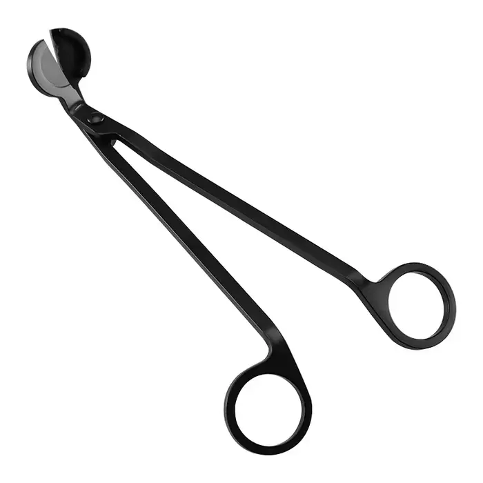 Kit d'extincteur à bougie noire, ciseaux en acier inoxydable, coupe-mèche, outils de bougie faits à la main, accessoires de gadgets, cadeaux de bricolage