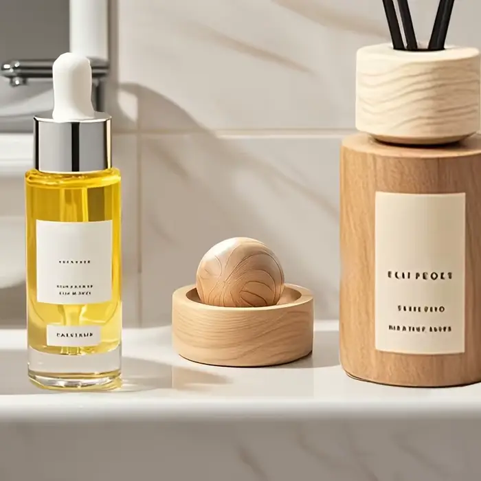 Diffuseur d'huiles essentielles pour voiture et maison - Fabriqué en bois