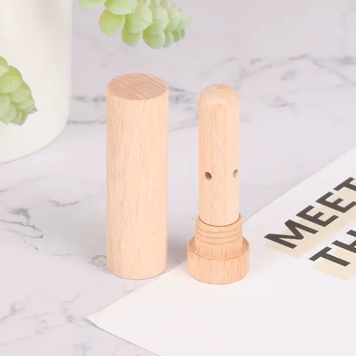 Diffuseur d'arômes en bois pour huiles essentielles avec mèches