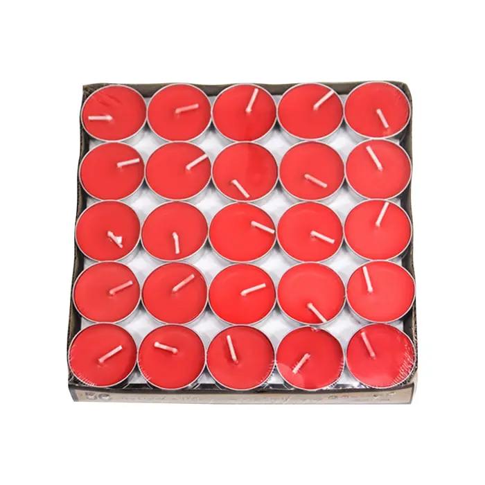 50 Petites Bougies Rondes Colorées Sans Fumée pour Proposition de Mariage, Anniversaire, Décoration