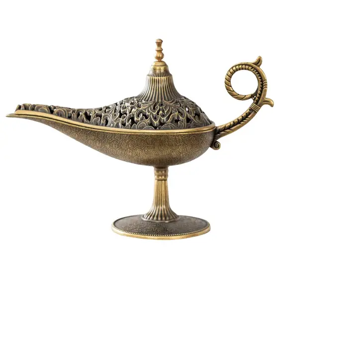 Lampe créative brûleur d'encens en métal bougeoir parfumé décoration de la maison cadeau Style Antique