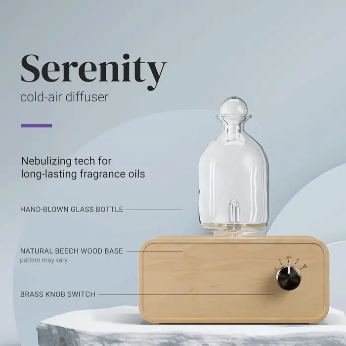 Diffuseur d'huiles essentielles nébulisant sans eau