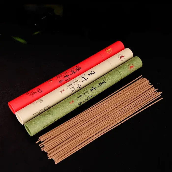 Bâtons d'encens en bois de santal naturel, arôme, cérémonie de bénédiction, priez bouddha, µ, thé ve