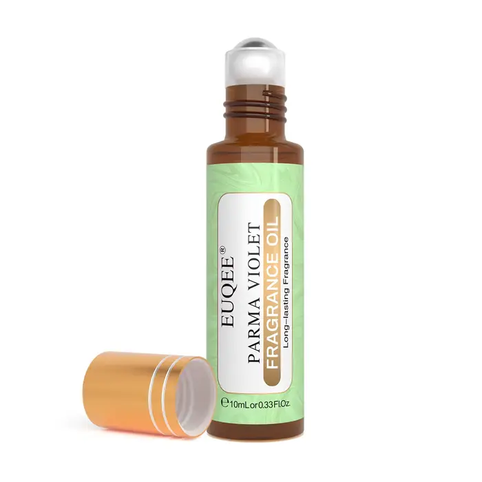 Huile de Parfum Roll-On EUQEE Huile Florale Sans Alcool Pour Femmes Occasions Spéciales Longue Durée Portatif Compact