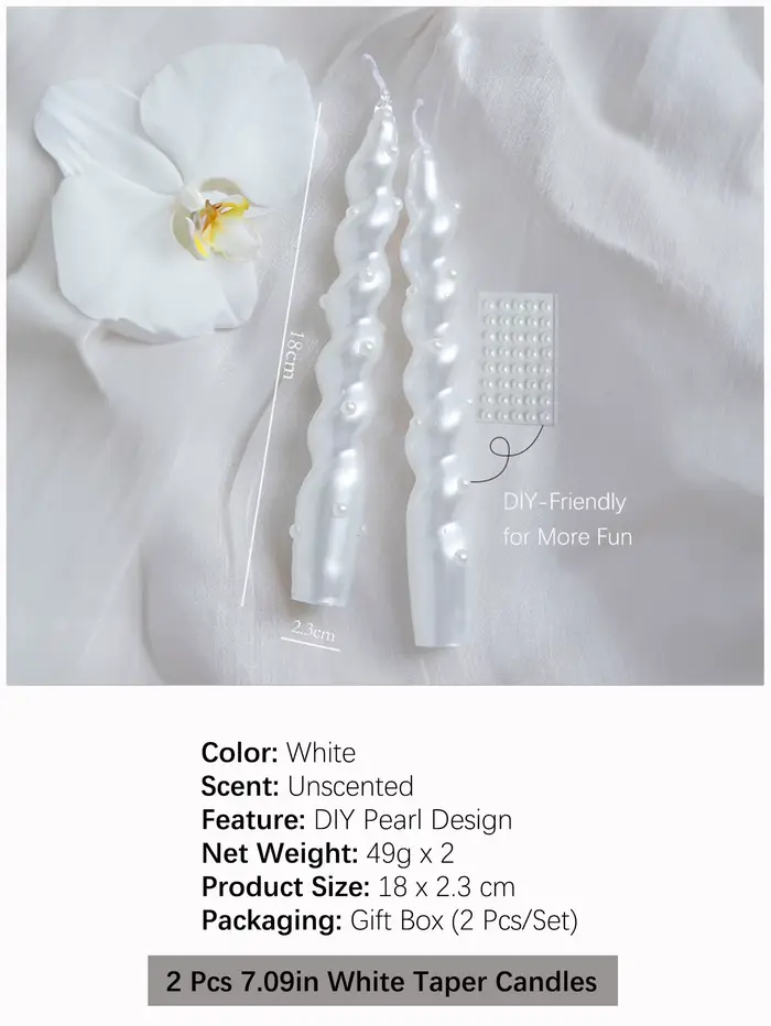 Bougie décorative de fête en perles DIY |   Ornements de bureau d'ambiance haut de gamme |   Décorat