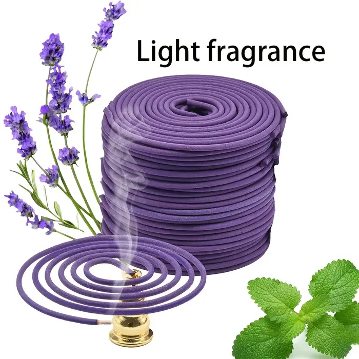 50 bougies spirales parfumées à la lavande