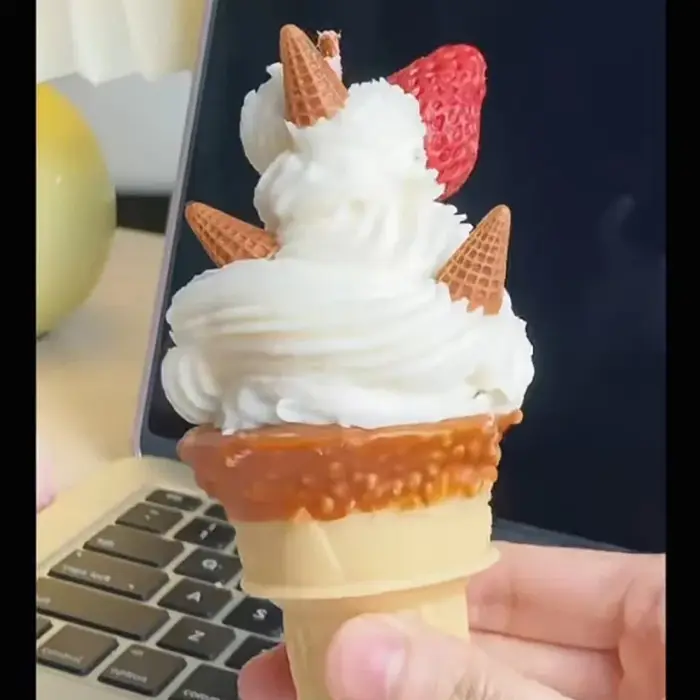 Moule en Silicone pour bougie de crème glacée aux fruits