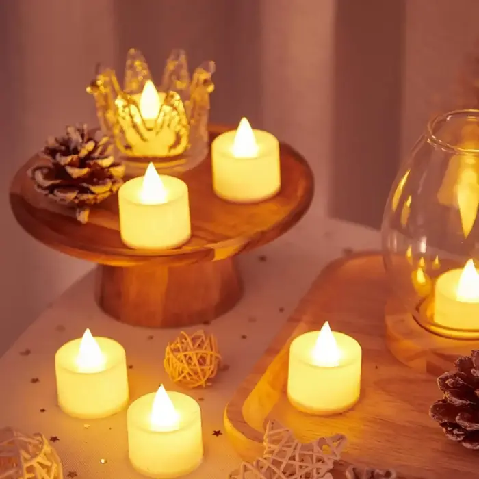 Bougie LED sans flamme, bougie d'anniversaire, LED candle lights, Flameless LED candle light, Candles home decoration, mariage romantique, anniversaire, décoration intérieur, cadeau occasion spéciale
