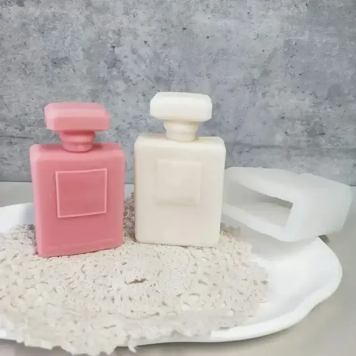 Bouteille de parfum moules en Silicone bricolage arôme bougie plâtre résine époxy