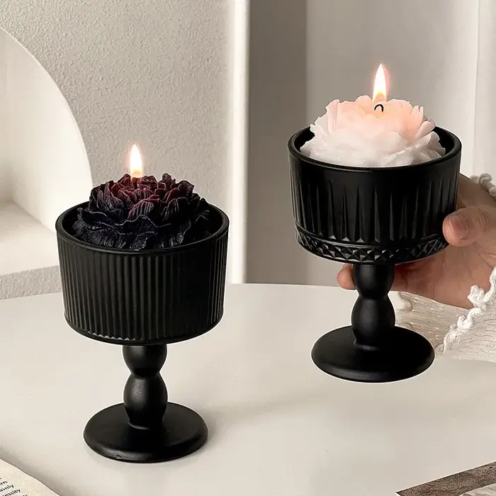 Bougeoir conviviale ré noir rétro français