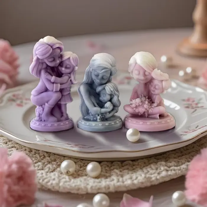 Moule à bougie en Silicone pour la fête des mères