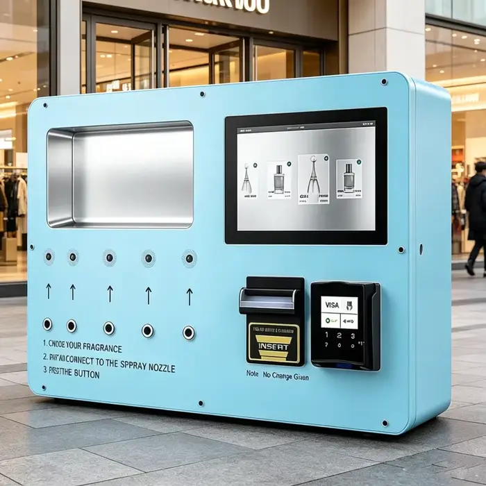 Distributeur automatique de parfum en spray pour BIZ, distributeur de parfum en libre-service, distributeur automatique de parfum OME