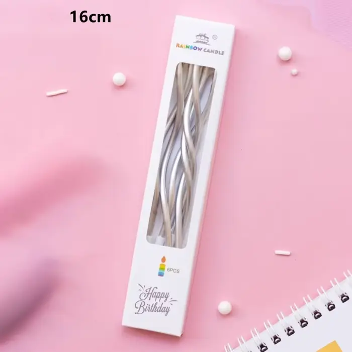 J'aime U bougies saint valentin décor de mariage ballon en argent coeur gâteau d'anniversaire bougie
