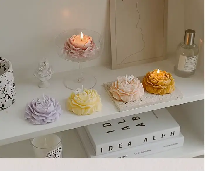 Bougies d'aromathérapie haut de gamme comme cadeaux pour amis