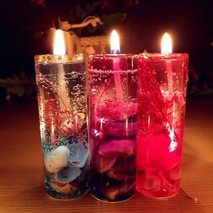 Bougie en MSI parfumée sans fumée pour la Saint-Valentin