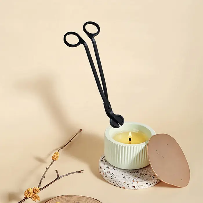 Cisailles à mèche pour bougie parfumée, 1 pièce