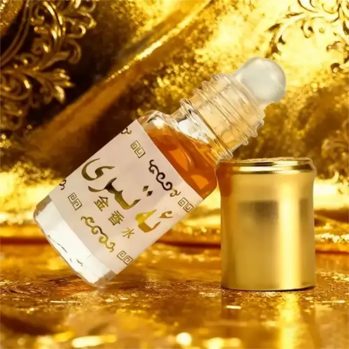 Huile de parfum roll-on style islamique 3ml – 3/5/10/20/50/100 pièces – Attar traditionnel arabe doré pour usage personnel et cadeaux