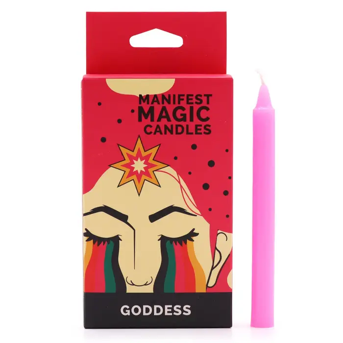 Manifest Magic Candles (pack of 12) - Pink - Goddess