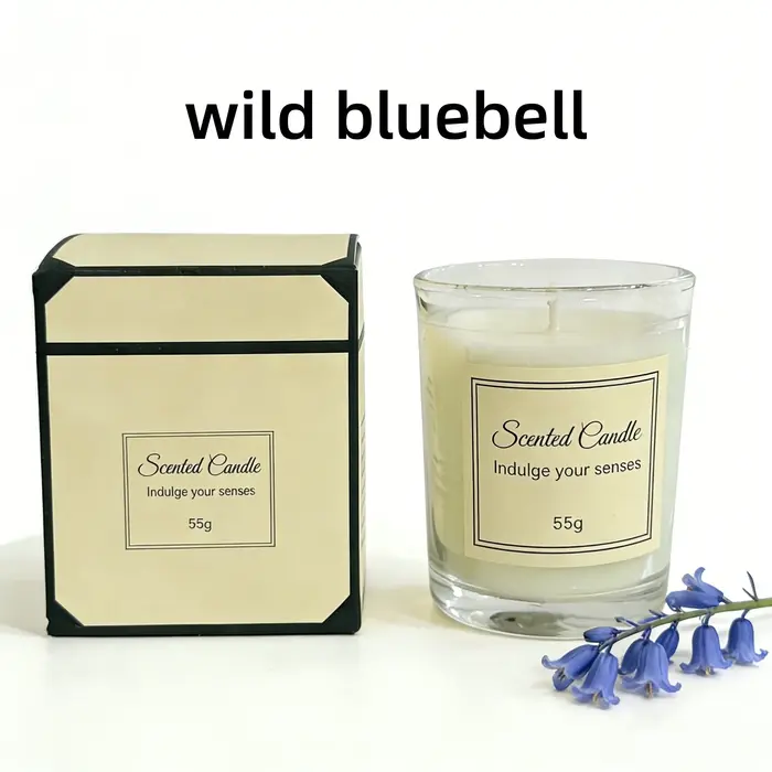 Coffret Cadeau Premium de Bougies d'Aromathérapie en Verre, Fabriquées à la Main en Cire de Soja, Sa