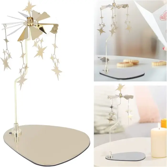 Bougeoir rotatif carrousel bougie Spinner