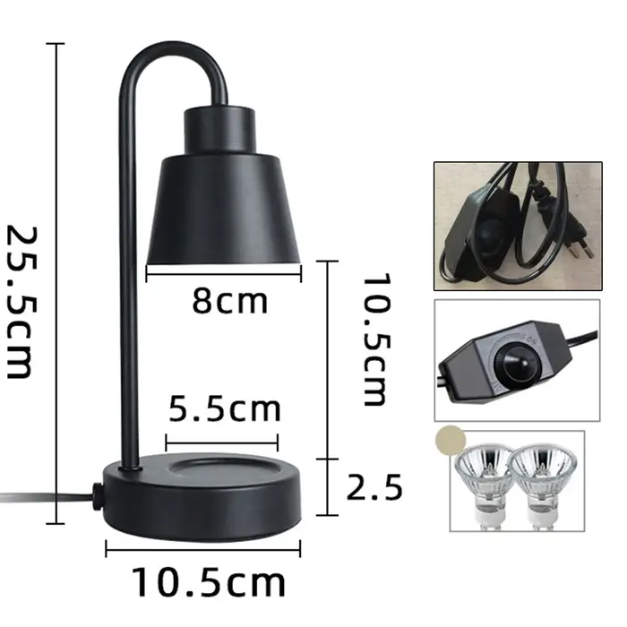 Lampe chauffe-bougie lampes de chevet lampe de Table bougie fondant lampe à cire pour la décoration 