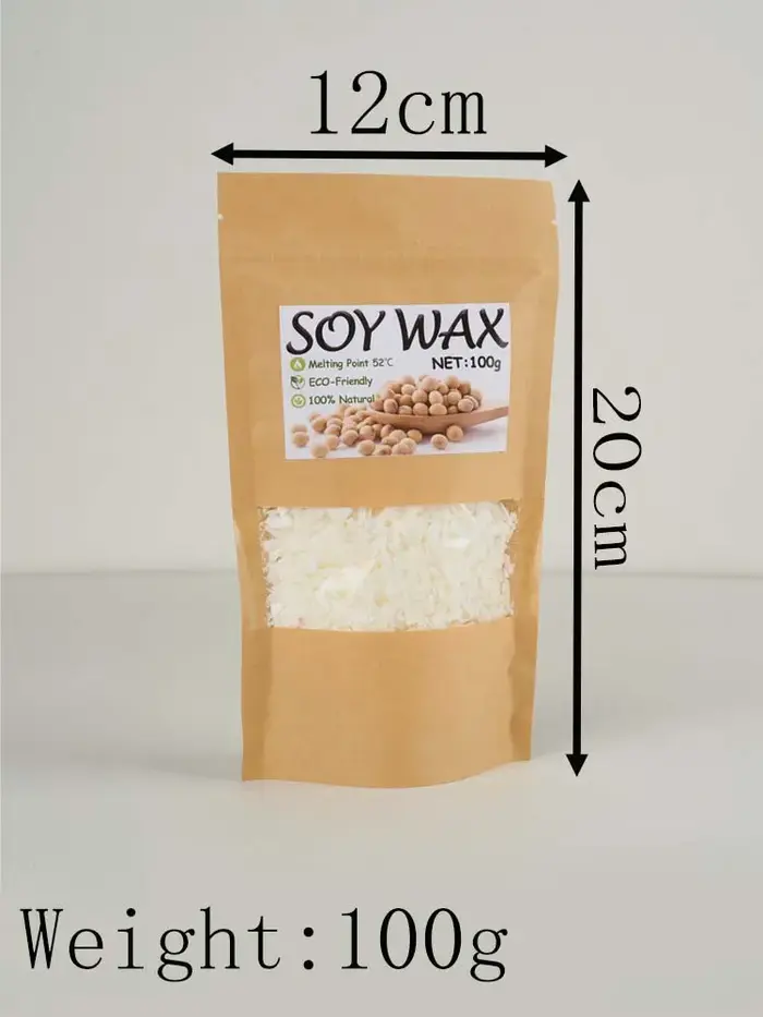 Soja blanc pur pour bricolage, bougie parfumée sans aris, matière première, kit de fournitures exécu