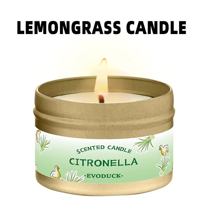 Bougie à la citronnelle pour l'extérieur, bougie parfumée à la citronnelle pour patio, jardin, cour,