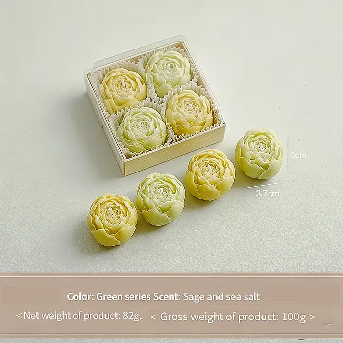 Bougie parfumée romantique à la rose pour la Saint-Valentin, coffret cadeau, ensemble de bougies aromatiques sans flamme pour la décoration de la maison occassions spéciales