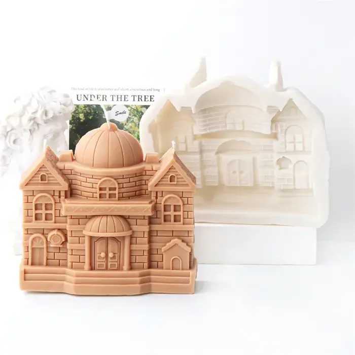 Grand Moule à Bougie en Silicone pour Décoration de Maison