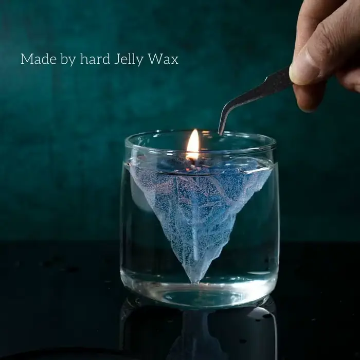 Cire de gelée 50/100/200G, matériau transparent pour la fabrication de bougies DIY, cire brute, cire cristalline, bougie artisanale sans fumée