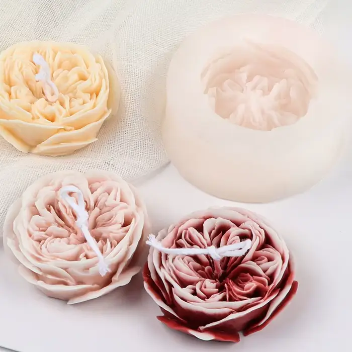 Moule à bougie en Silicone Rose