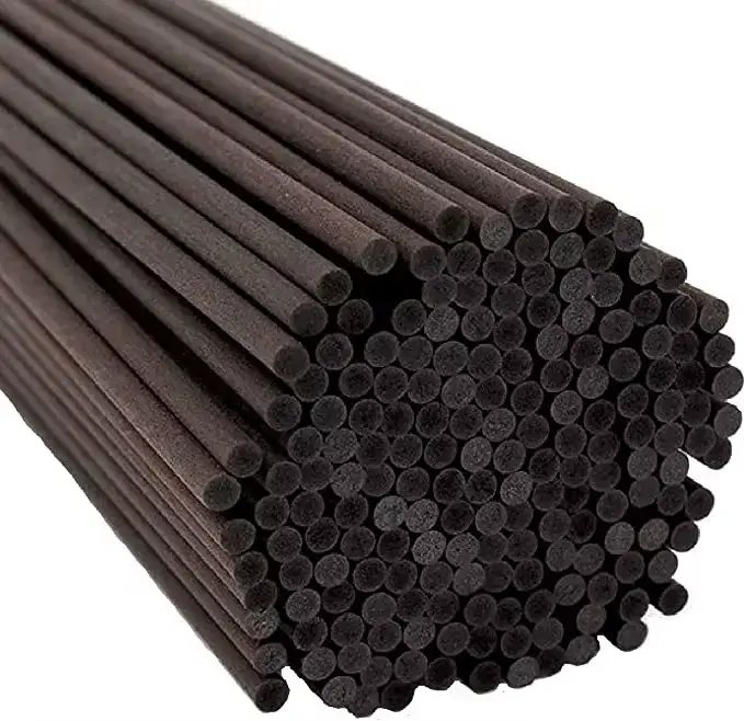 100 pièces L50/40CM X Dia5/4/3MM tiges de diffuseur de fibres de roseau noir de haute qualité pour la maison